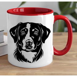 Hrnek s pejskem plemene - Entlebuchský salašnický pes