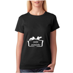 Dámské těhotenské tričko Naše Miminko