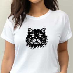 Dámské tričko s potiskem Perské kočky