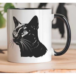 Hrnek - Ruská modrá kočka