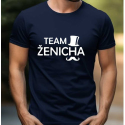 Pánské tričko na rozlučku - ženichův team