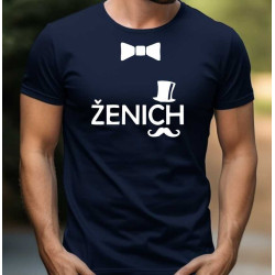 Pánské tričko - Ženich s motýlkem