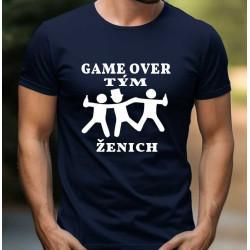 Pánské tričko - Game over tým ženich
