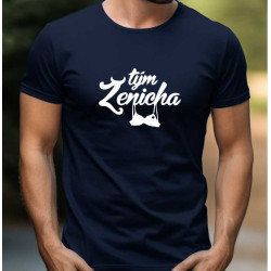 Pánské tričko Tým ženicha na rozlučku se svobodou