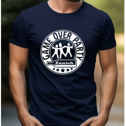 Pánské tričko - Game Over Party Ženich loučení se svobodou