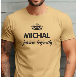 Pánské tričko - Michal jméno legendy