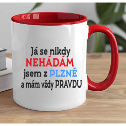 Hrnek - Já se nikdy nehádám jsem z Plzně