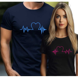 Párové trička - Tep lásky