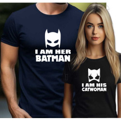 Párové tričko - Batman and cat woman