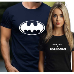 Párové trička - Jsem tady s Batmanem
