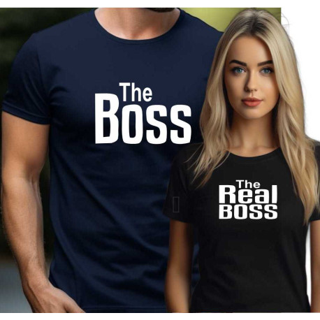 Párová trička - The BOSS / The Real BOSS