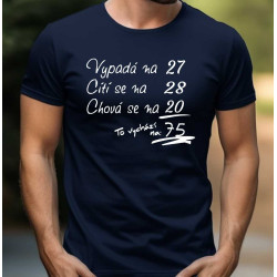 Pánské tričko - To vychází na 75 let