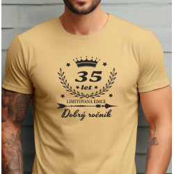 Pánské tričko k 35 narozeninám - 35 let