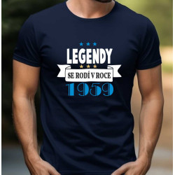 Tričko Legendy se rodí v roce 1959