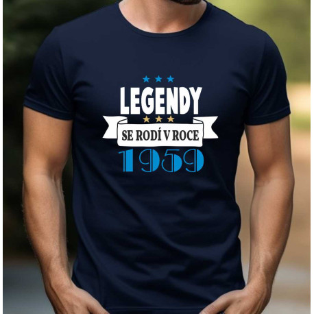 Tričko Legendy se rodí v roce 1959