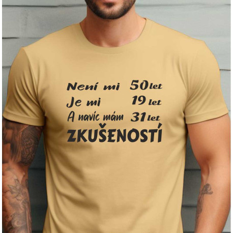 Pánské tričko - Není mi 50 let