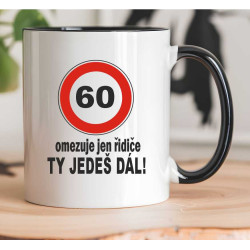Hrnek - 60 omezuje jen řidiče, já jedu dál.