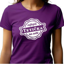 Dámské tričko - tetička v ornamentu