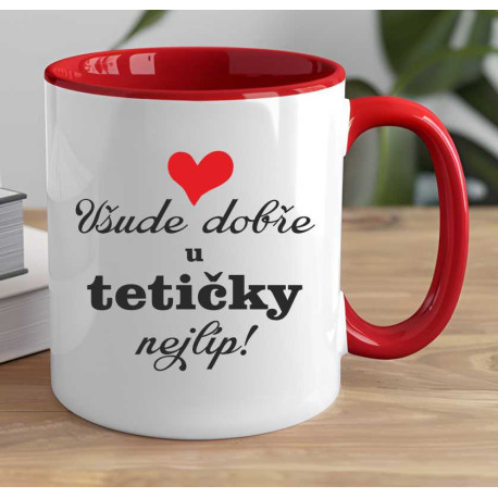 Hrnek - Všude dobře u tetičky nejlíp