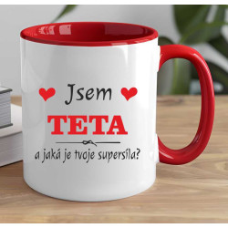 Hrnek - Jsem teta a jaká je tvoje super síla