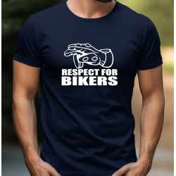 Pánské tričko - Respect for bikers