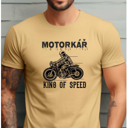 Pánské tričko - Motorkář King of speed