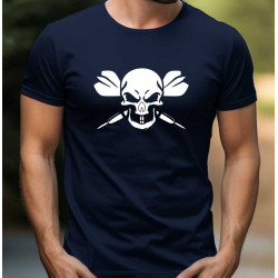 Pánské tričko - Lebka s šipkama