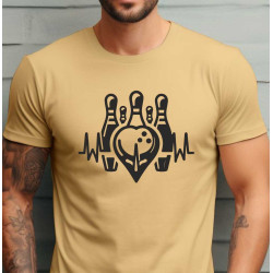 Pánské tričko - Bowling v srdci