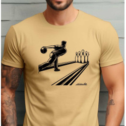 Pánské tričko - Hráč bowlingu
