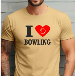 Pánské tričko - Mám rád bowling