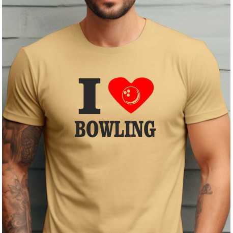 Pánské tričko - Mám rád bowling