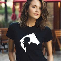 Dětské tričko - silueta koně