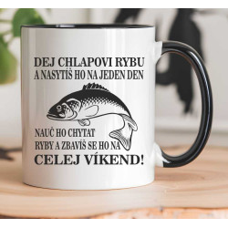 Hrnek pro rybáře - Dej chlapovi rybu