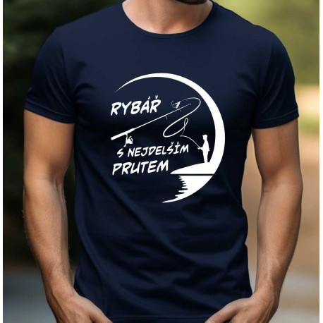 Pánské tričko - Rybář s nejdelším prutem 2