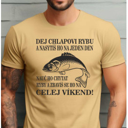 Pánské tričko - Dej chlapovi rybu