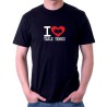 I Love Table Tennis - Pánské tričko s v tématikou stolního tenisu