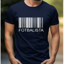 Pánské tričko - čárový kod fotbalista