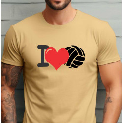 Pánské tričko - Miluji volejbal