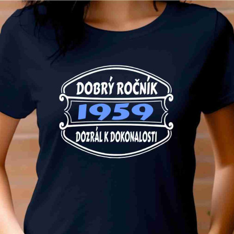 Dámské tričko Dobrý ročník 1959