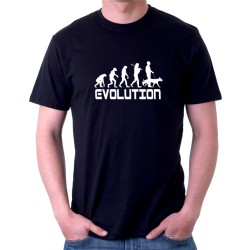 Evoluce Pejskaře - Pánské tričko pro milovníky pejsků