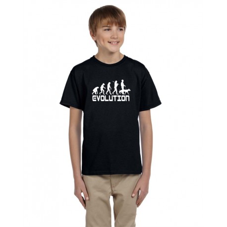 Evoluce Pejskaře - Dětské tričko pro milovníky pejsků