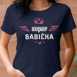 Dámské tričko - Super babička s křidýlky