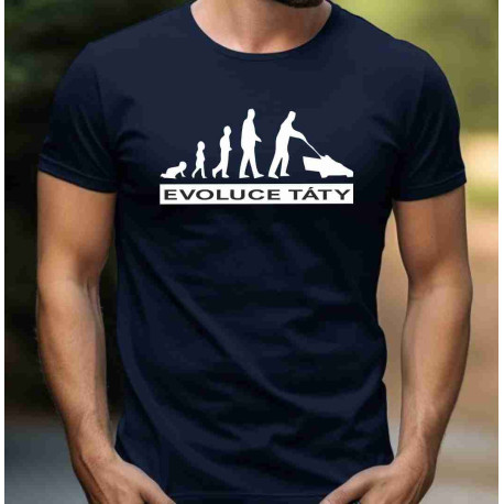 Pánské tričko - Evoluce tatínka