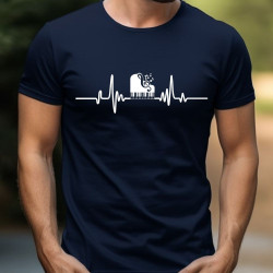 Pánské tričko - Heartbeat Pianista