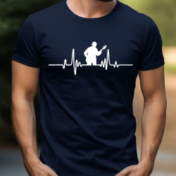 Pánské tričko - Heartbeat Kytarista