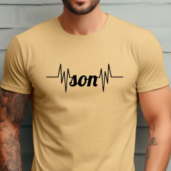 Pánské tričko - Heartbeat syn