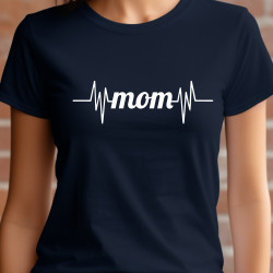 Dámské tričko - Srdeční tep máma
