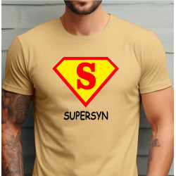 Pánské tričko Super syn ve znaku supermana