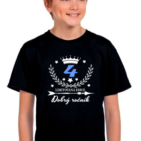 Dětské tričko 4 limitovaná edice dobrý ročník