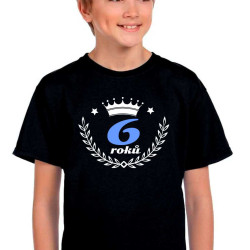 Dětské tričko 6 roků